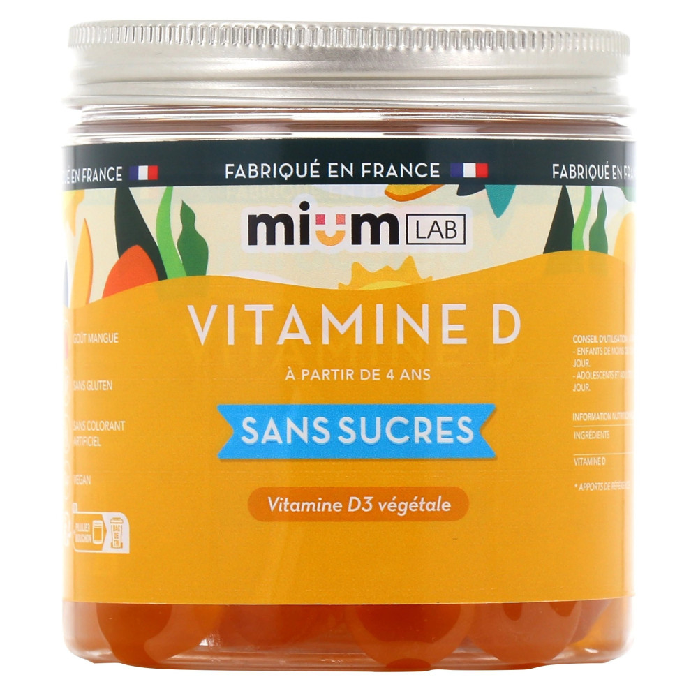 Suplimente gumate Vitamina D3 2000 UI Mium / Le miraculeux