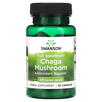 Chaga Mushroom - 60 capsule Swanson