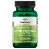 Probiotic 16 tulpini cu FOS 60 capsule Swanson