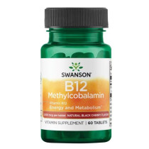 Vitamina B12 2500 mcg 60 tablete Swanson